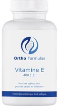 Vitamine E 400 - 268,5 mg - 100 softgels - tegen oxidatieve schade - wegvangen vrije radicalen
