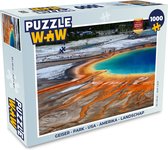 Puzzle Geyser - Parc - USA - Amérique - Paysage - Puzzle - Puzzle 1000 pièces adultes