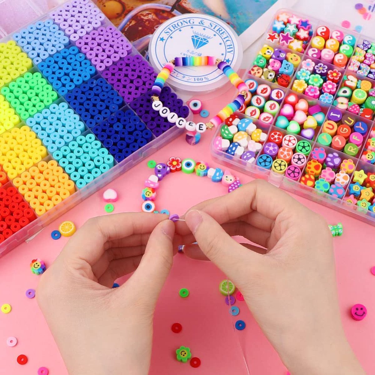 BIEK20 Kralenset XXL - Katsuki & Platte kralen voor armbandjes maken — afbeelding 5