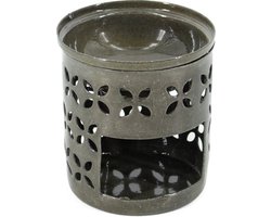 Geurbrander Tikona S Olive Green - geurbrander amberblokjes - geurbrander waxmelts - brander amberblokjes