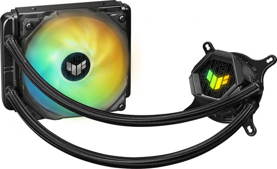 ASUS TUF Gaming LC 120 ARGB - Vloeistofkoelsysteem processor - afmeting radiator: 120 mm - (voor: LGA1156, LGA1366, LGA1155, LGA1150, LGA1151, AM4, LGA1200, LGA1152, LGA1700) - 120 mm