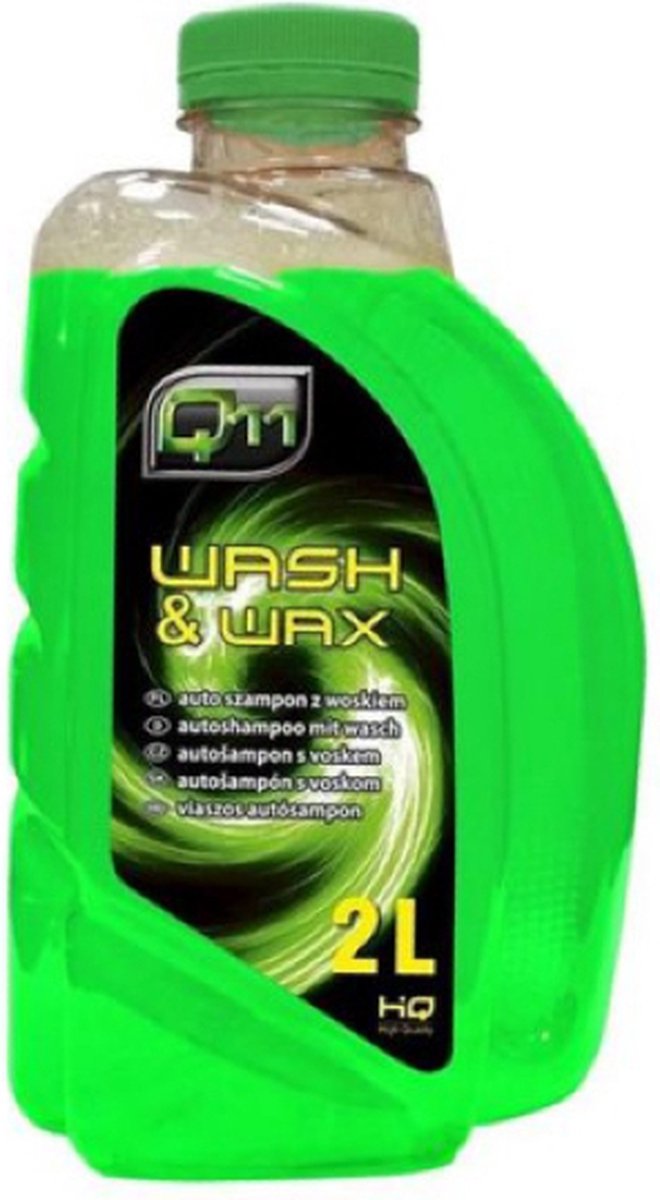 Carnauba Wash & Wax Autoshampoo Voor Auto/Boot/Motor/Camper etc. 2 liter Groen - Q11