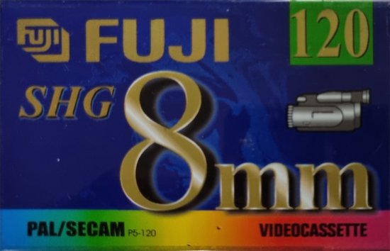 FUJI 8mm SHG videocassette voor camera 120 minuten