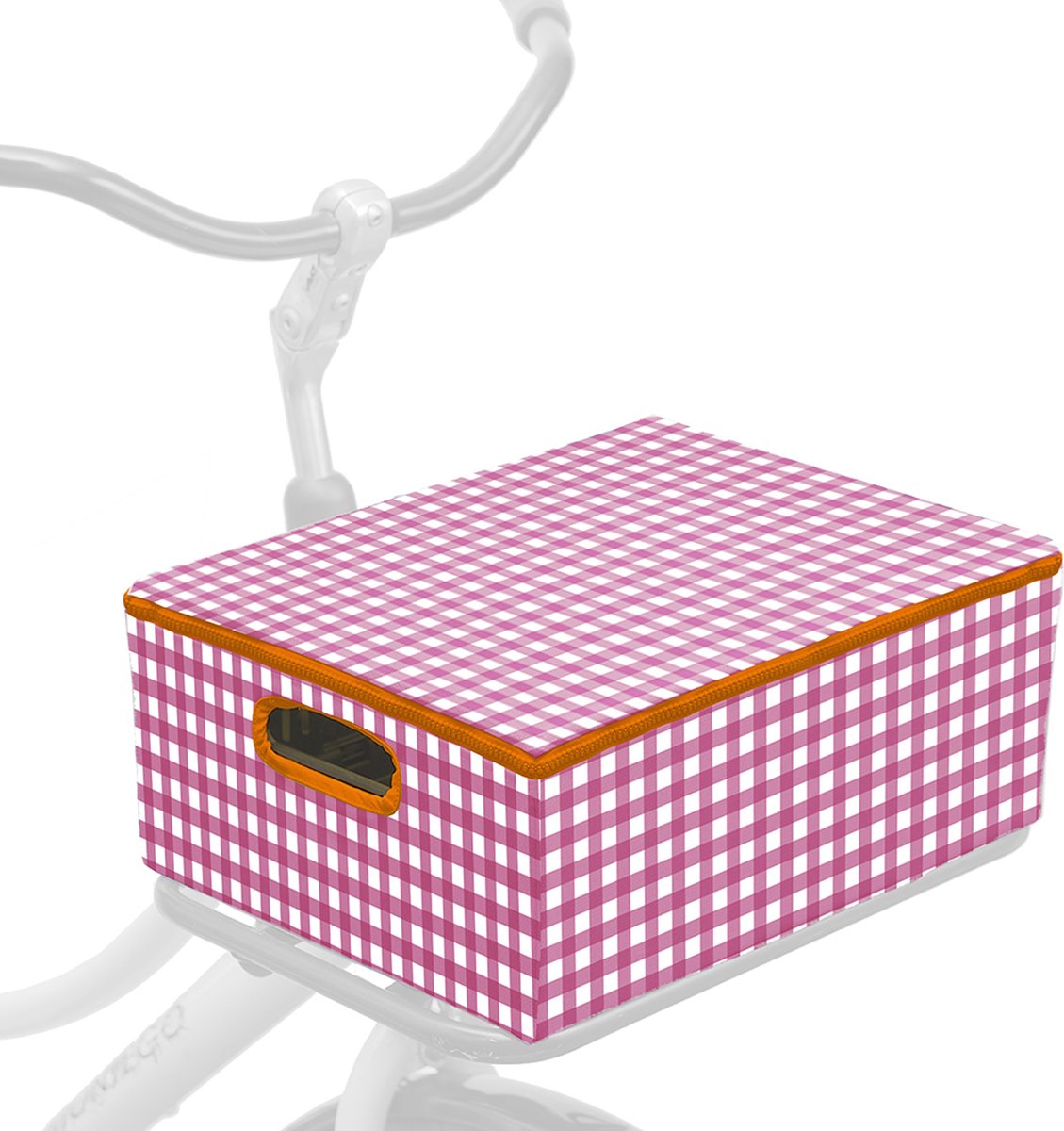 Fietskrat & Hoes M Pink Checkmate