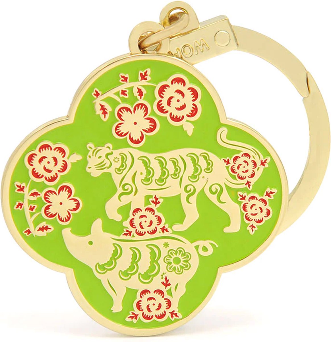 Sleutelhanger Secret Friend Amulet (Tijger/Tiger & Varken/Boar)