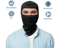 Motor Bivakmuts / Balaclava Zwart - 2 stuks - One Size