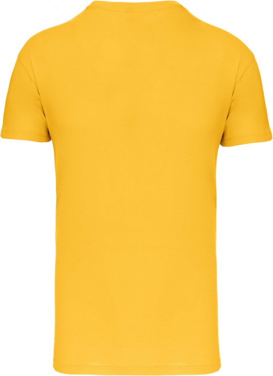 T-shirt Kind 8/10 Y (8/10 ans) Kariban Ronde hals Korte mouw Yellow 100% Katoen