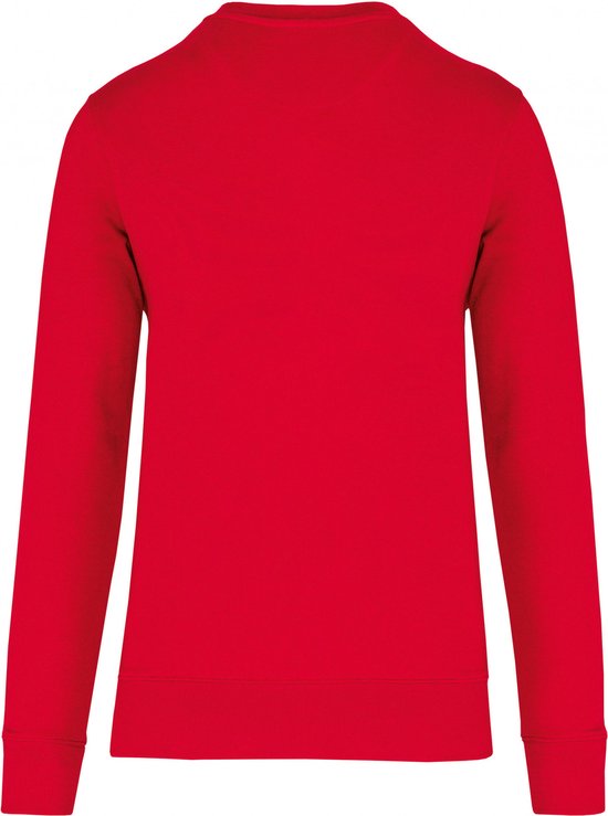 Sweatshirt Kind 6/8 Y (6/8 ans) Kariban Ronde hals Lange mouw Red 85% Katoen, 15% Polyester