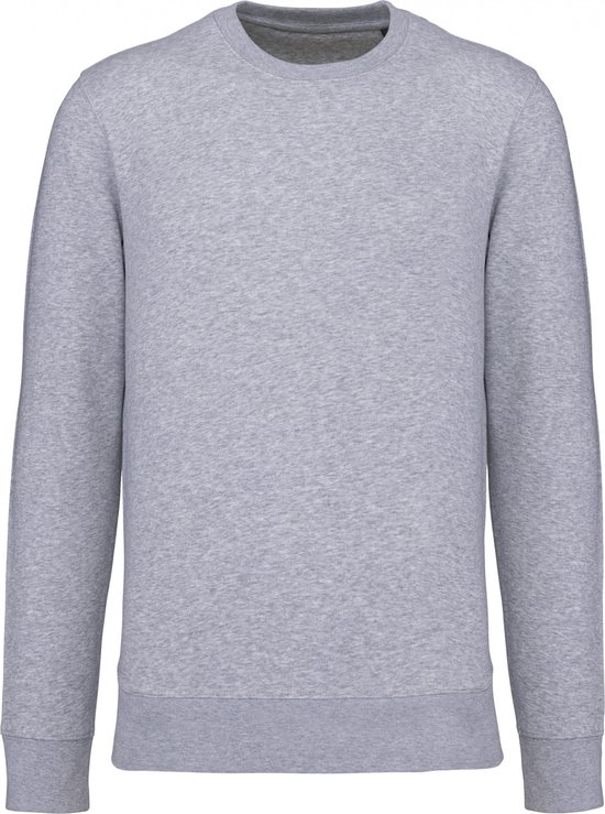 Sweatshirt Kind 10/12 Y (10/12 ans) Kariban Ronde hals Lange mouw Oxford Grey 85% Katoen, 15% Polyester