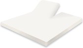 Bol.com Eleganzzz Splittopper Hoeslaken Jersey Stretch - Ivoor - Hoeslaken 180x200cm - 100% Katoen - Split Enkel - Single Split ... aanbieding