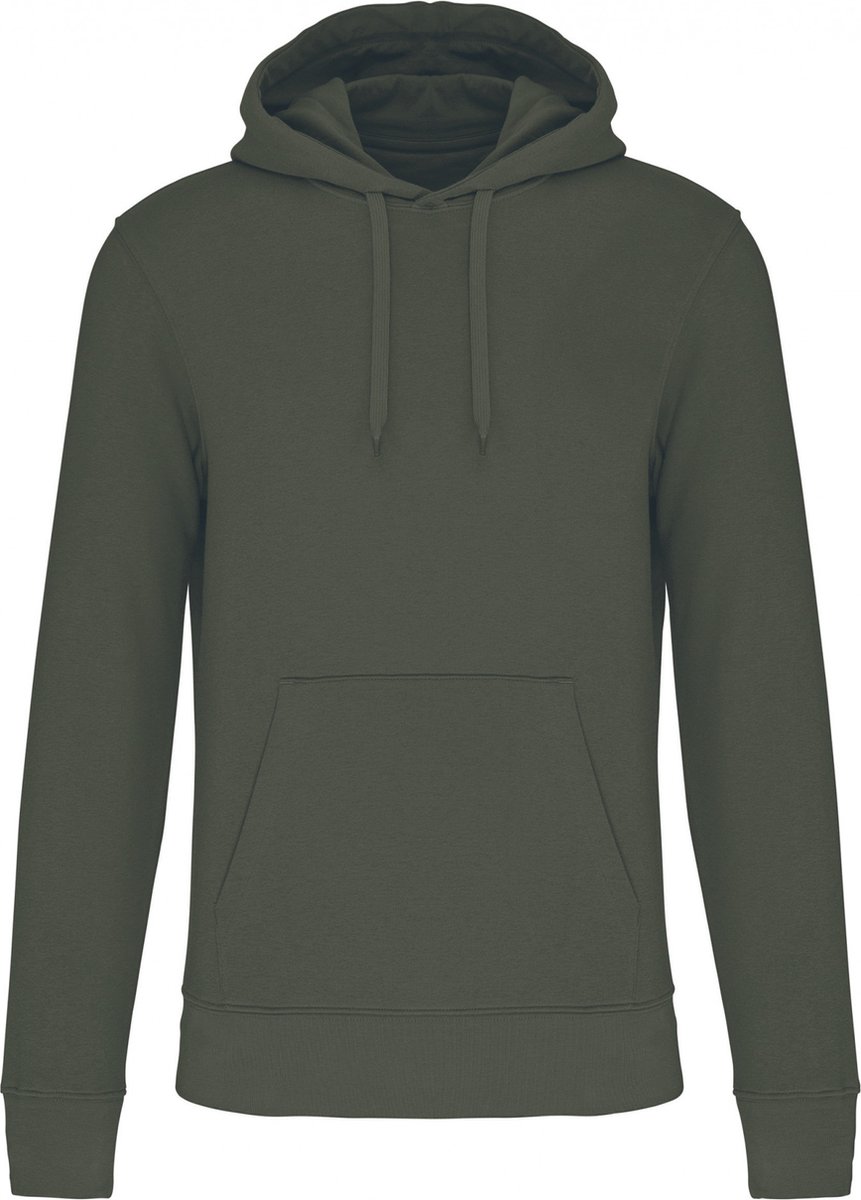 Kariban Ecologische herensweater met capuchon K4027 Dark 3XL Khaki