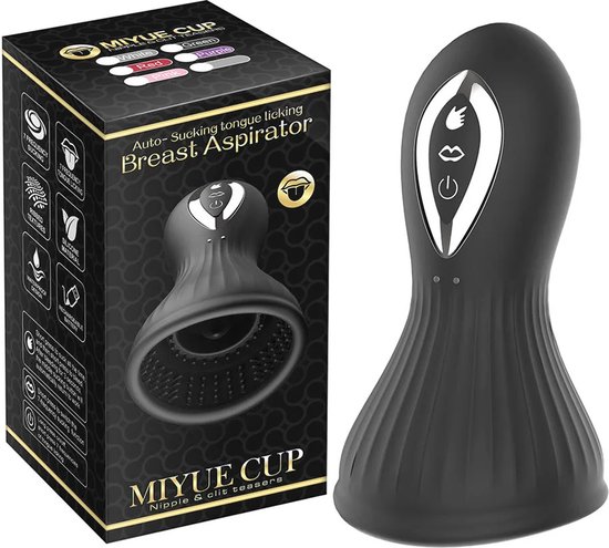 Elektrische clitoris en tepel zuiger - Vibrator - Tong - Clitoris pomp - Tepel en borst - 7 zuig en vibratie standen - Zeer goede kwaliteit