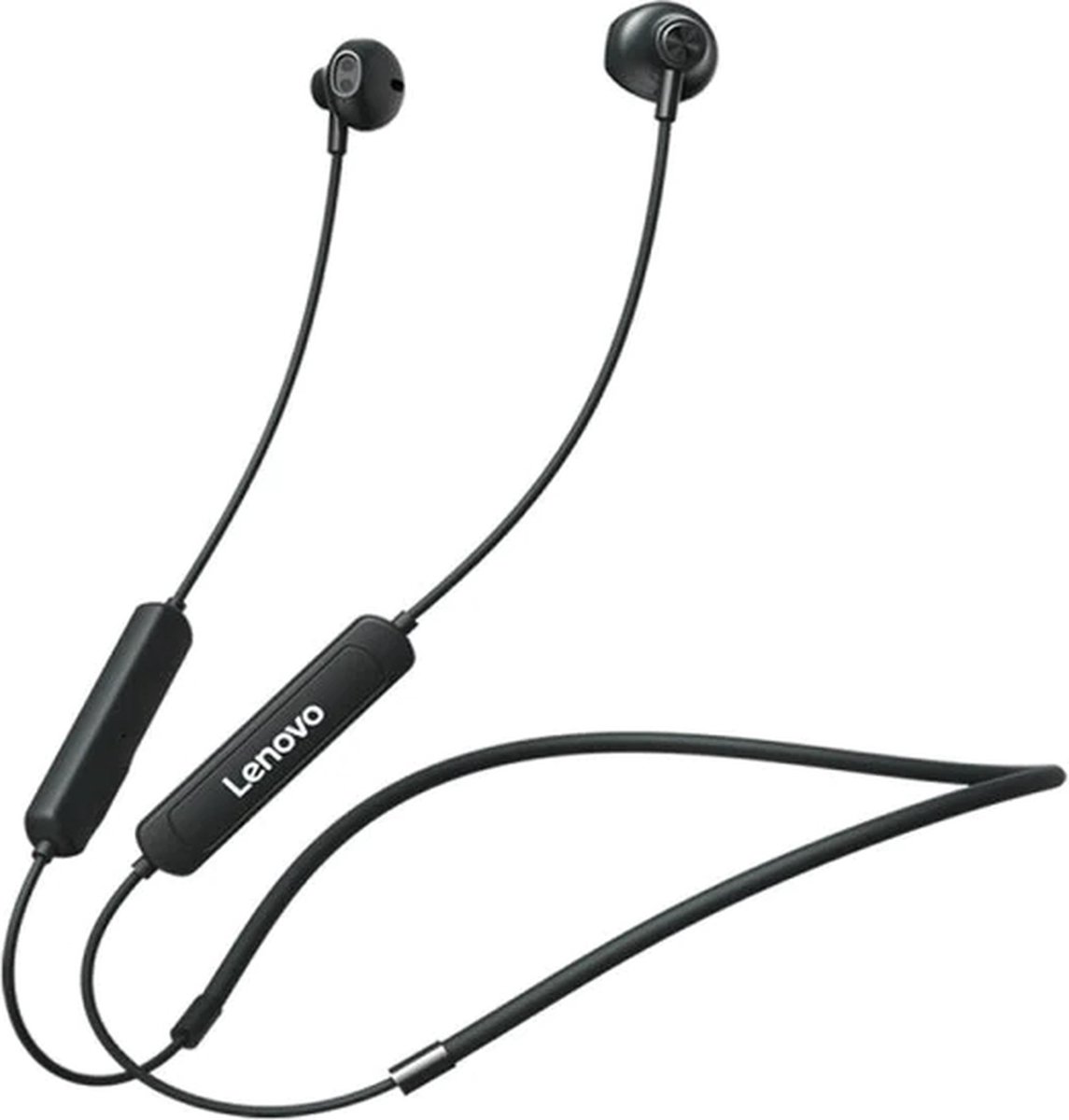 Lenovo ThinkPlus Sports Headphones SH1 - Sportoortjes met Nekband - Zwart