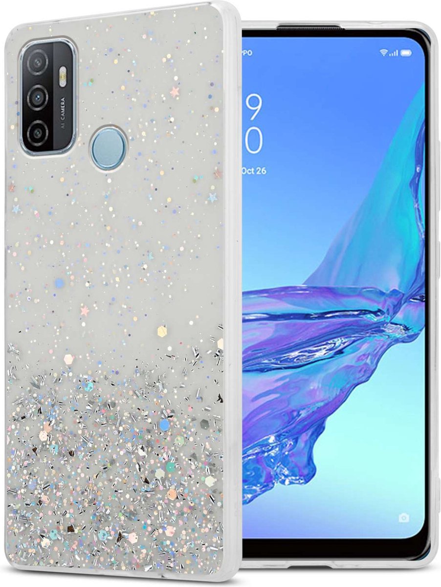 Coque Silicone Avec Porte-cartes Pour Oppo A53s 5G - Étui TPU Souple Noir - 4 Cartes Intégrées