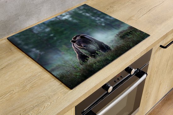 Protection induction - Ours - 70x52 cm - Protection induction - Plaque de cuisson induction - Tapis induction - Antidérapant - Décoration Cuisine - Accessoires de vêtements pour bébé de Cuisine