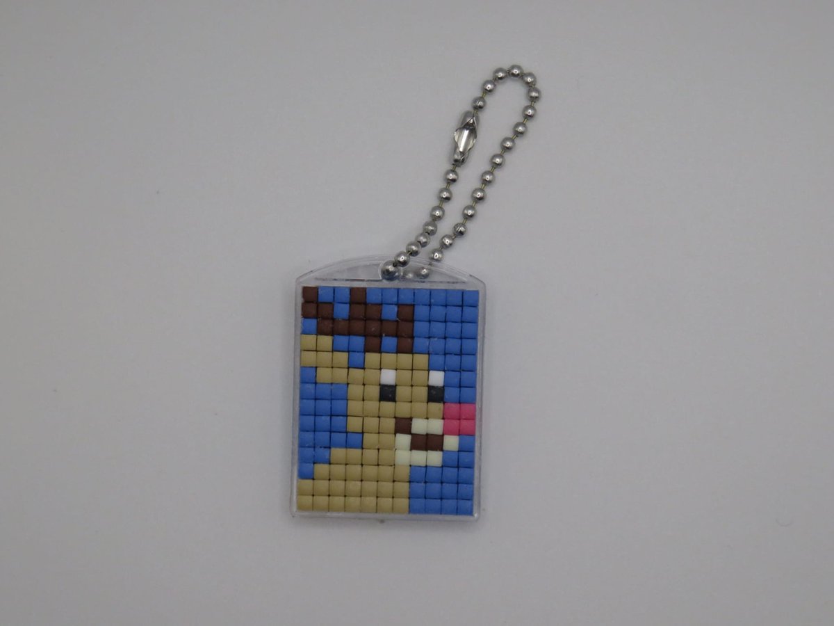 Sleutelhanger, Rendier, Rudolf, Kerstmis, Pixels