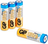GP batterij Ultra+ Alkaline AA 4 stuks - Extra hoge kwaliteit