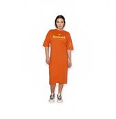 Ibramani Authentic T-Shirt Oranje - Dames T-shirt Jurk Oranje - Zomer T-Shirt - Oversized T-Shirt - Premium Katoen