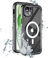 Coque Armor-X pour iPhone 15 Plus , étanche IP68, MagSafe, transparente