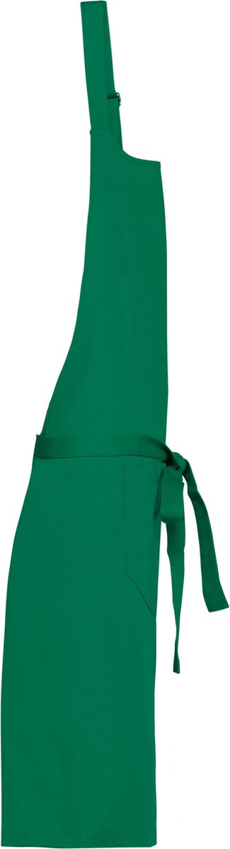 Kariban Katoenen schort met zak K885 - Kelly Green - One size