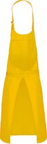 Schort/Tuniek/Werkblouse Unisex One Size Kariban Yellow 35% Katoen, 65% Polyester