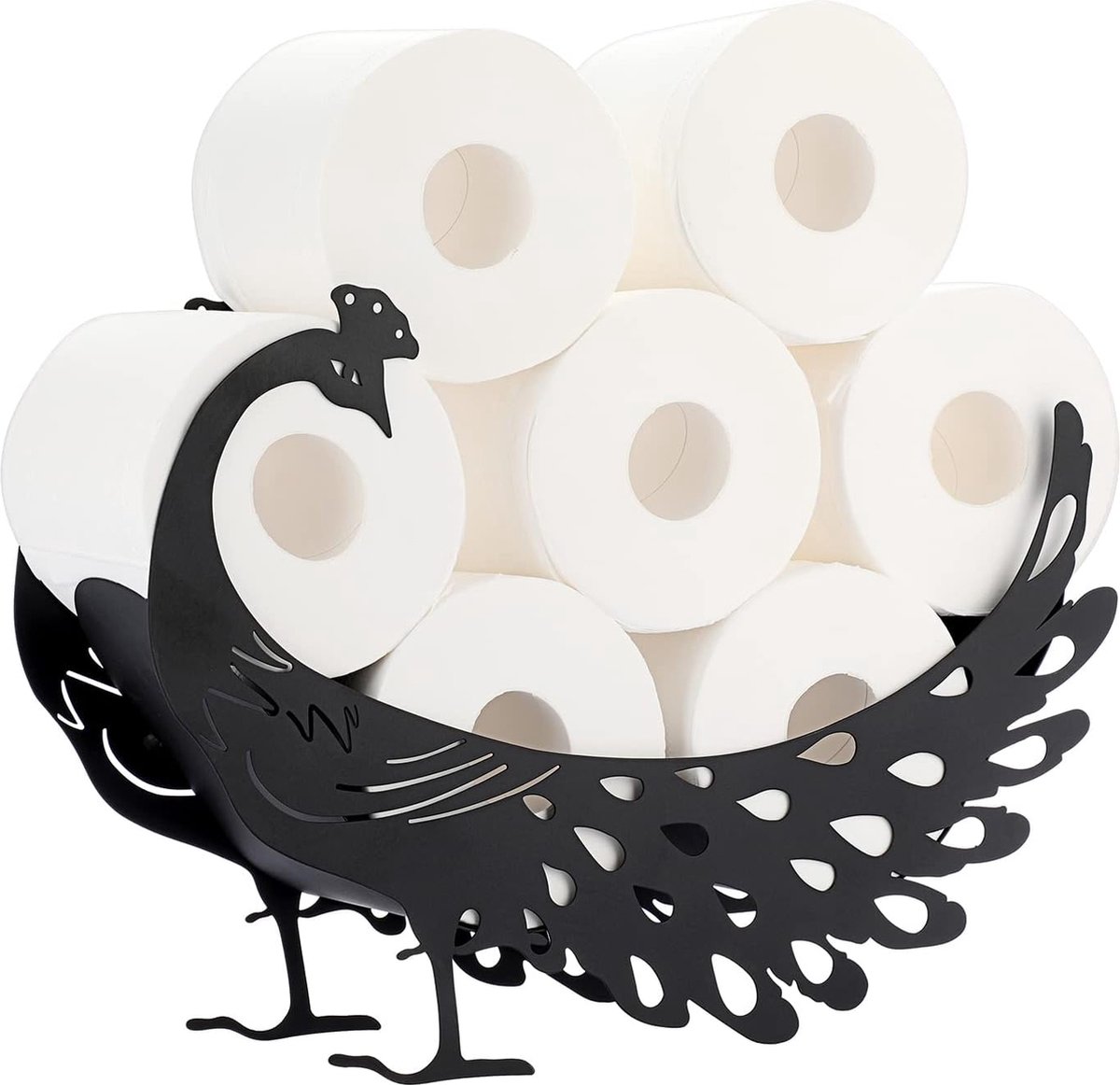 Porte Papier Toilette avec Brosse WC - Porte Rouleau Papier Toilette Debout  en Acier Inoxydable avec Boîte à Lingettes Humides, Brosse WC et Dérouleur  Papier Aucun Perçage Requis (Noir Mat) : 