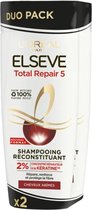 L'Oreal Paris ELSEVE Keratin Total Repair 5 Replenishing Shampoo - Pack of 6 - Hair Care Shampoo with Keratin Technology