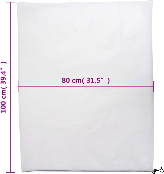 vidaXL - Plantenhoezen - met - trekkoord - 8 - st - 70 - g/m² - 0,8x1 - m van VidaXL — afbeelding 2
