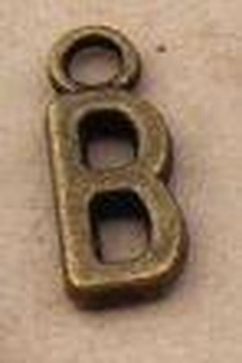 bedel Letter B Brons - Alfabet