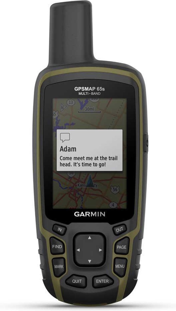 Garmin GPSMAP 65s GPS tracker Persoonlijk Zwart 16 GB