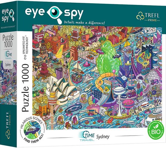 Foto: Trefl trefl puzzles 1000 uft eye spy time travel sydney australia fsc mix 70 