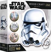 Trefl - Puzzles - "160 Wooden Shaped Puzzles" - Stormtrooper's helmet / Lucasfilm Star Wars FSC Mix 70%