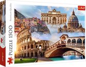 Trefl - Puzzles - "1500" - Favorite Places: Italy