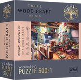 Trefl - Puzzles - "500+1 Wooden Puzzles" - Treasures in the Attic_FSC Mix 70%
