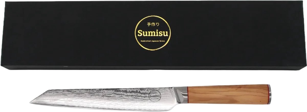 Sumisu Knives - Japans Officemes - Shotoh Wood Collection - 100% Damascus staal - Geleverd in luxe geschenkdoos - Black Friday Deal