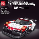 Mold King 27010 Speed ​​​​Models - Porsche 918 RSR - 349 pièces et vitrine - Compatible Lego - kit de construction