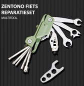 Zentono Fiets Reparatieset - Multitool - Reparatiekit - Compact - Onderweg - Tools - Gereedschap - 21-in-1 Toolkit voor Snelle en Veilige Fietsreparaties!