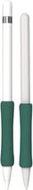 Pencil Grip Geschikt Voor Apple Pencil 1/2 - Silicone Grip Holder - Ergonomische grip - Grip huls - 1 stuk - Retro Groen