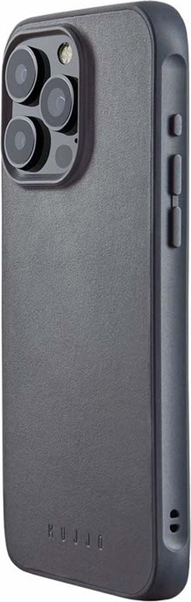 Mujjo - Impact Case geschikt voor iPhone 15 Pro Max - blauw