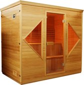 ZenSa Sauna 206x153x204cm avec poêle