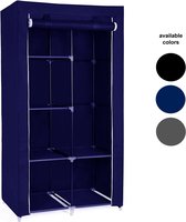 Herzberg - Opberg garderobe - blauw - 110x74x35 cm