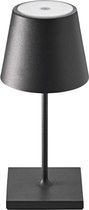 Tafellamp - Oplaadbaar - Bureaulamp - Nachtlamp - Warm Wit Licht - 26CM - Zwart