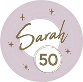 ‘Sarah 50’ Lila & Goud - 8 stuks