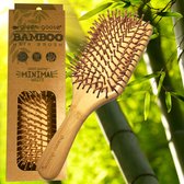 Bamboe haarborstel Vierkant groot