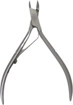 Belux surgical Instruments / Nagelriem Knipper - Cuticle Nipper - Manicure & Pedicure - Zilver - RVS - 10 cm - 1+1 Gratis