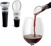 Wijnkaraffenschenker en wijnspaarder Moderne pompcombo - Premium wijnbeluchter en wijnbesparende pomp - Inclusief geschenkdoos