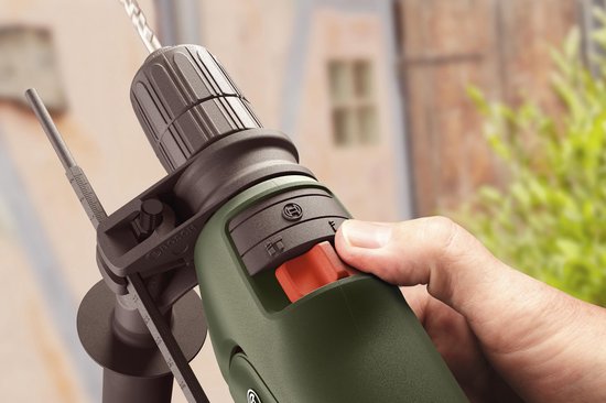 Perceuse à percussion Bosch EasyImpact 600 - 600 Watt - Incl. butée de profondeur et poignée supplémentaire
