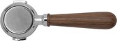 Lelit - PLA580W 58mm (Naked) Bottomless Portafilter with Walnut Wooden Handle