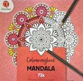 Mandala kleurboek voor Volwassenen met 72 kleurplaten