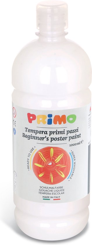 Primo Plakkaatverf Tempera 1000 Ml Wit